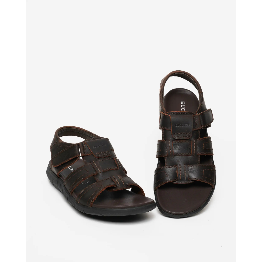 Buccheri Sandal Kulit Pria Noela:B190-DB