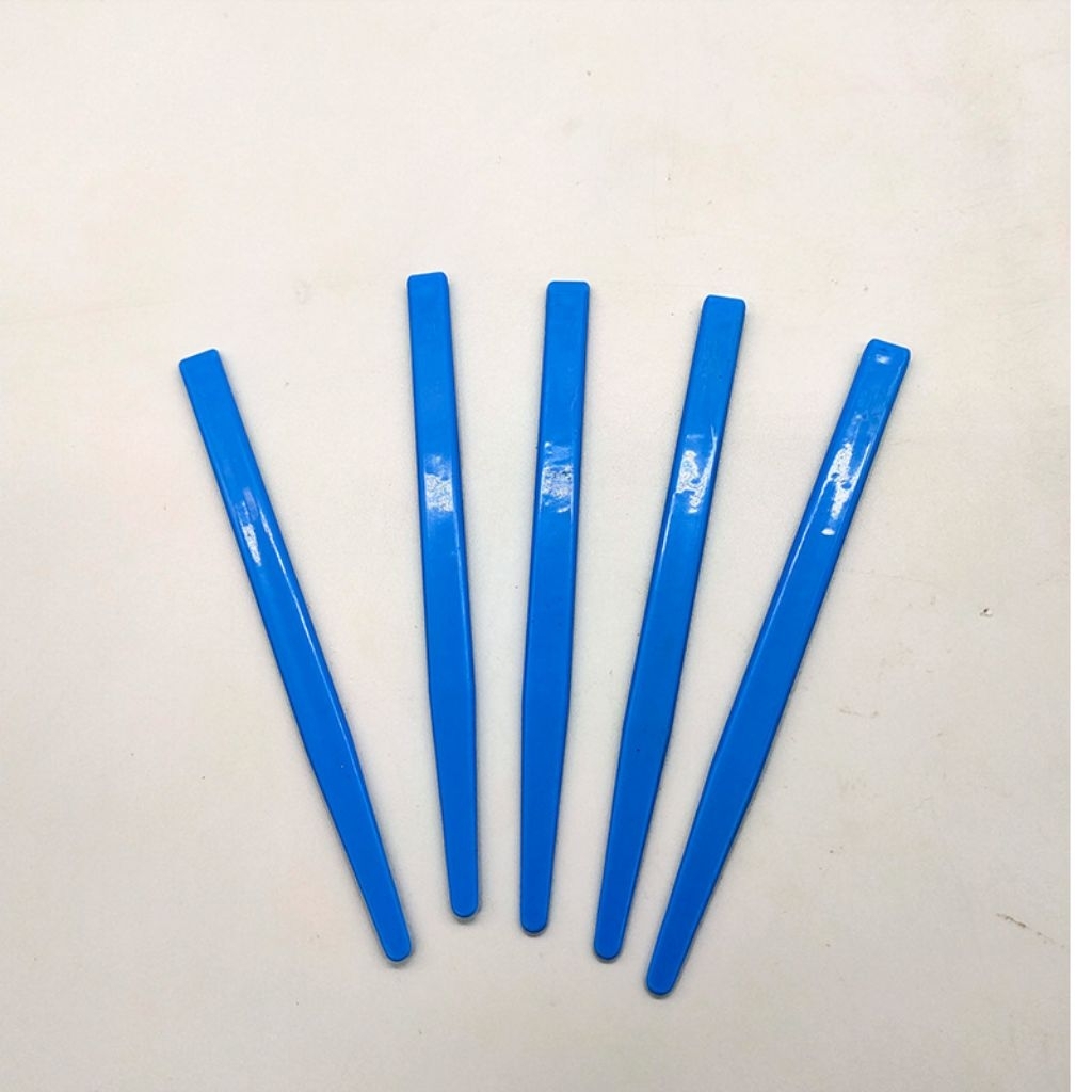 Agate Spatle Dental Biru – Spatula Plastik Lab Gigi / Alat Mixing Bahan Dental