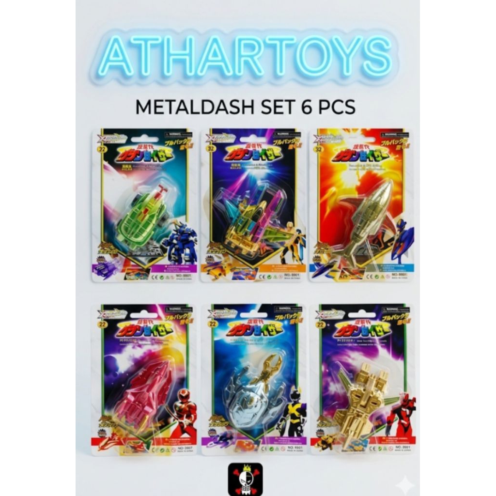 vintage kws metaldash set 6 pcs new old Stock