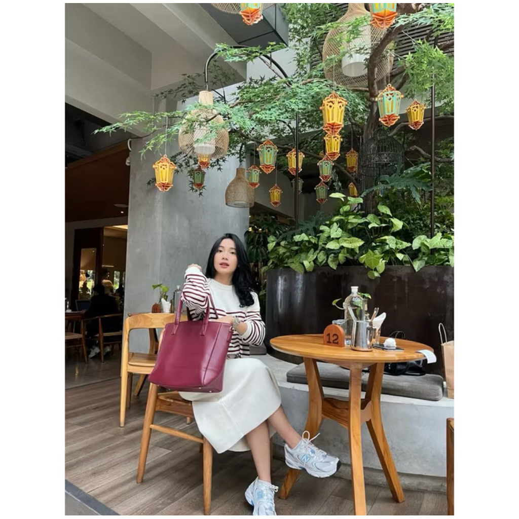 [Preloved by alitadevs] Tas Wanita Kerja Merah Maroon - Your Kalle Bag