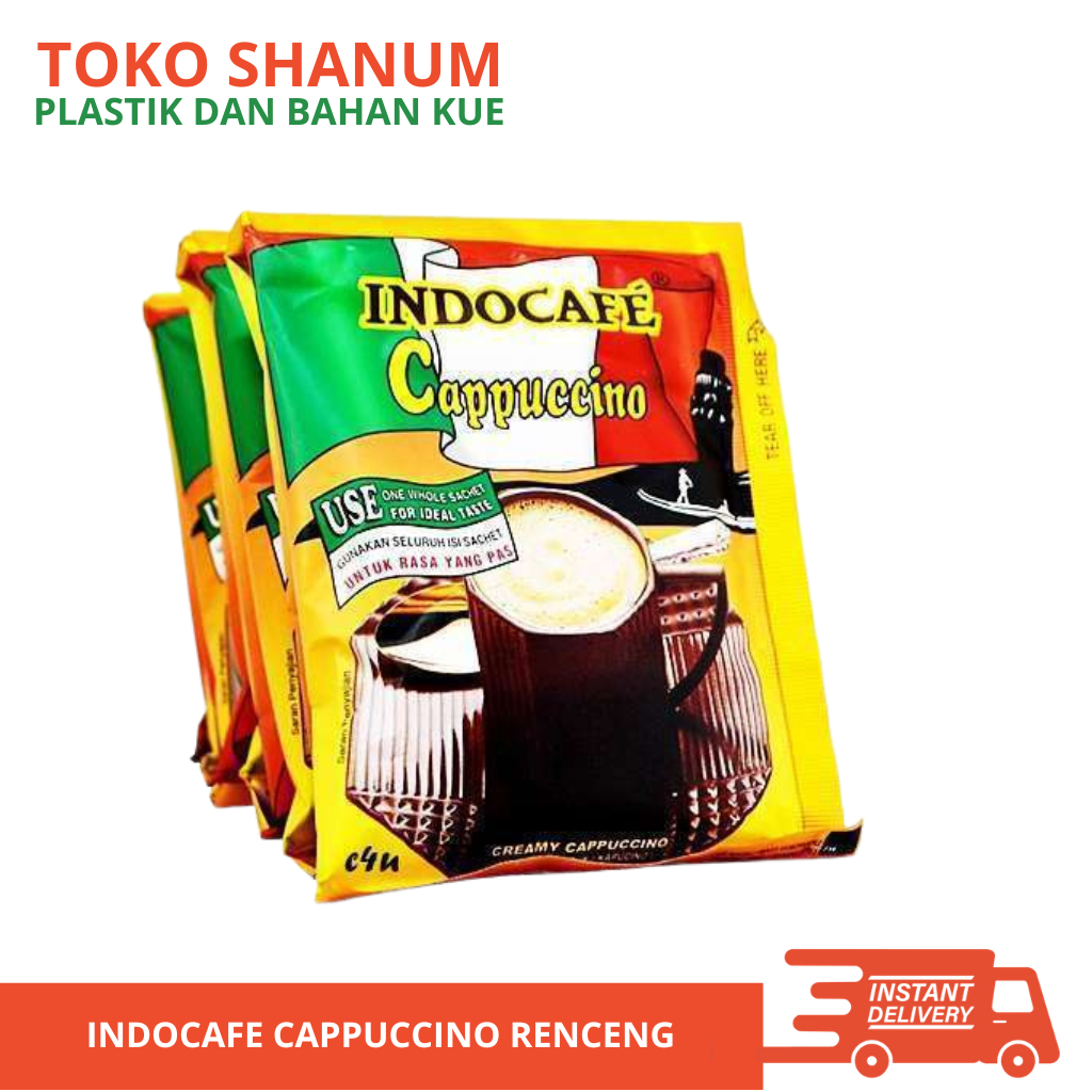 Indocafe Cappucino 1 Renteng 10 Sachet / Indocafe Cappucino