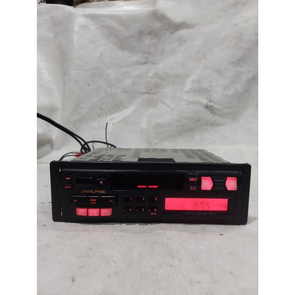 Head unit Tape Radio kaset Alpine