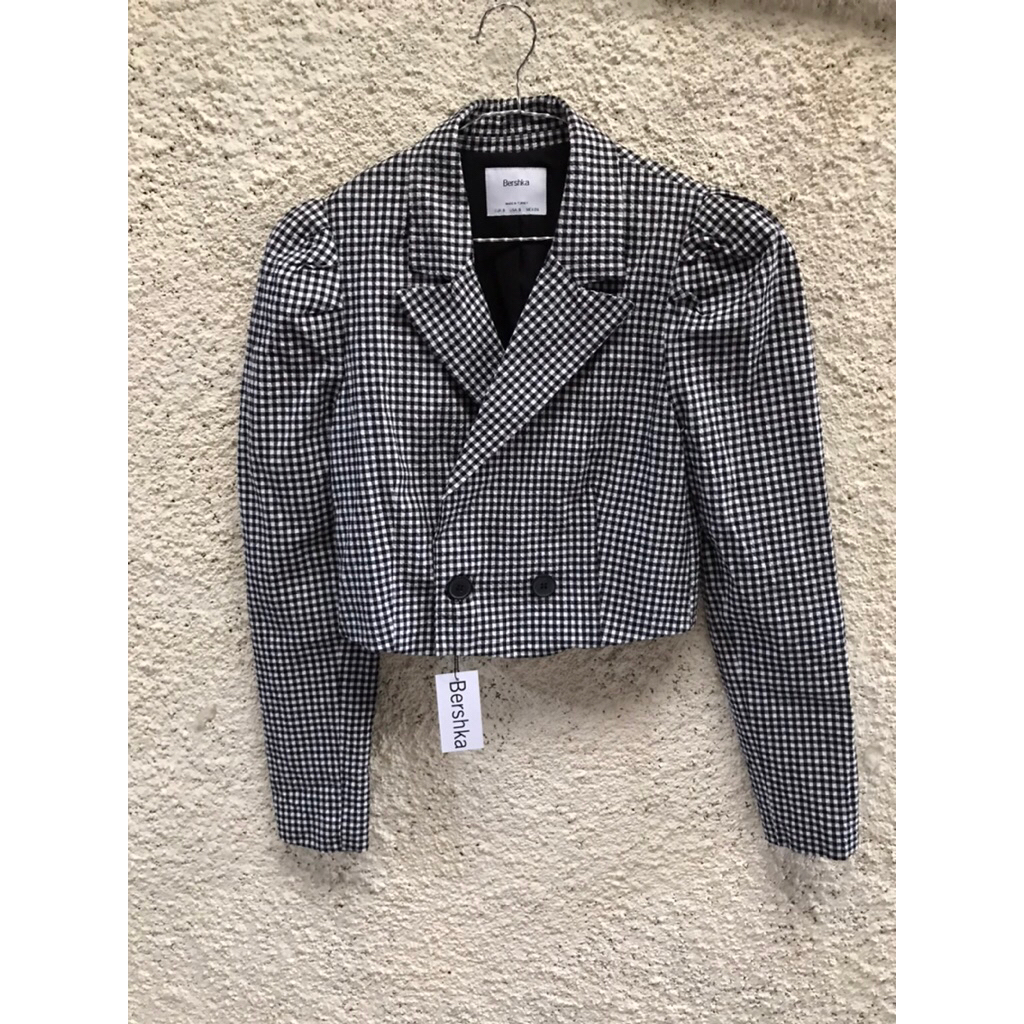 Zara puff crop blazer