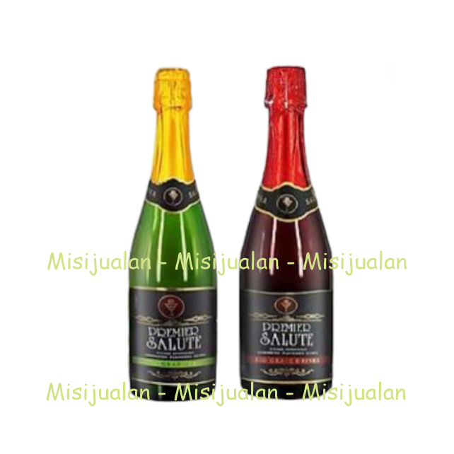 Premier Salute Sparkling Grape Juice Drink 750ml Red White | HALAL |