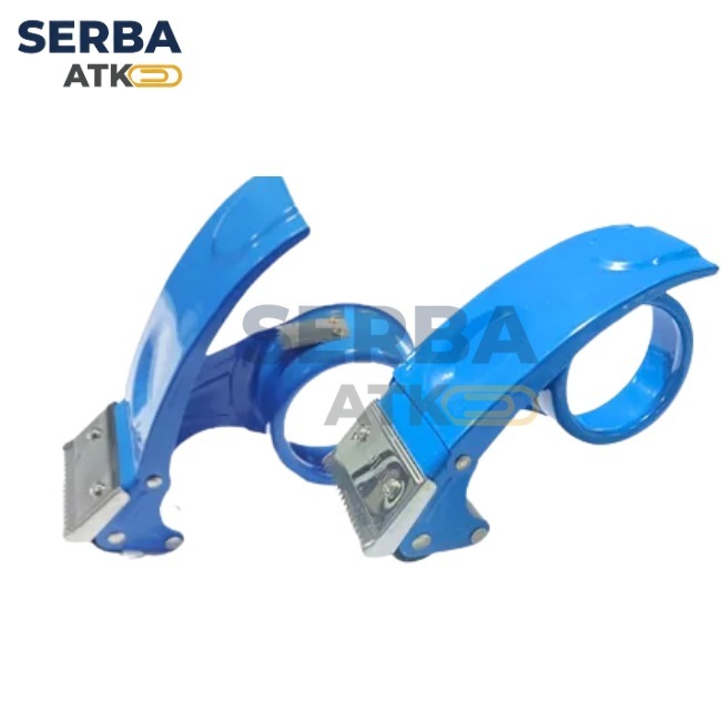 Origin Tempat Lakban Besar, Tape Dispenser Besi Anti Slip, Dispenser Lakban Jumbo Besi 400 - 500 yar