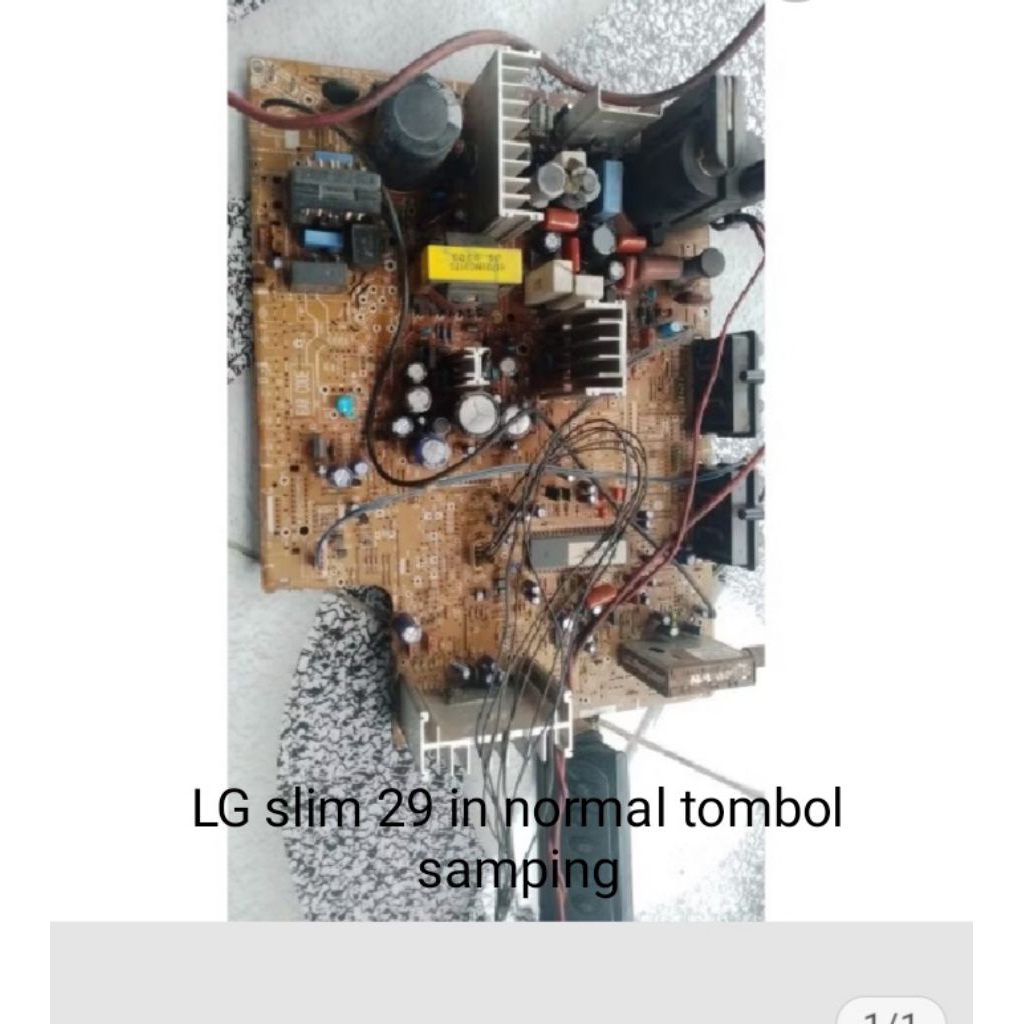 mesin TV LG 29in slim EW siap rakit normal
