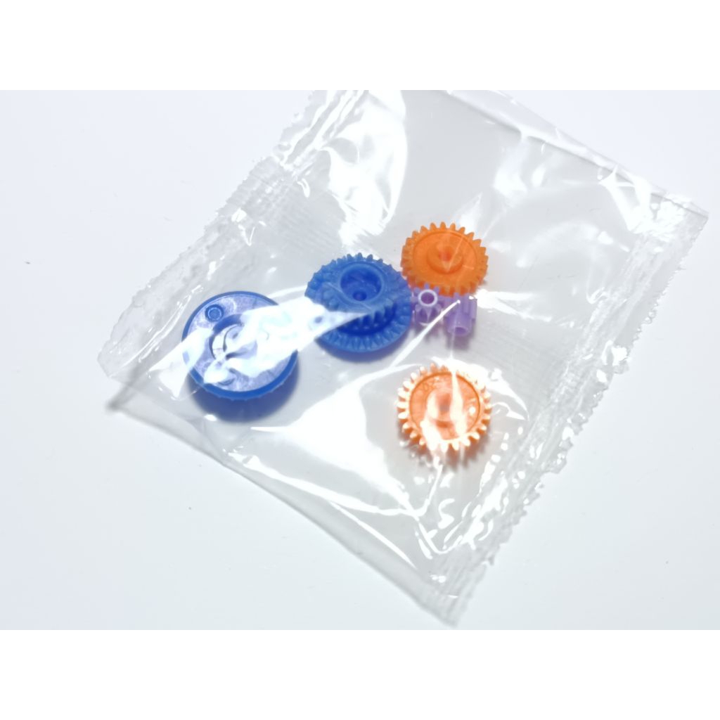 Gearset MA MS chassis biru orange dan pinion ungu original tamiya