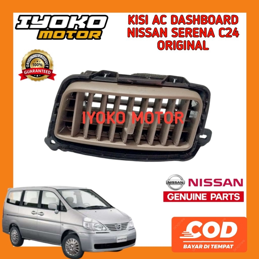 KISI AC DASHBOARD NISSAN SERENA C24 ORIGINAL