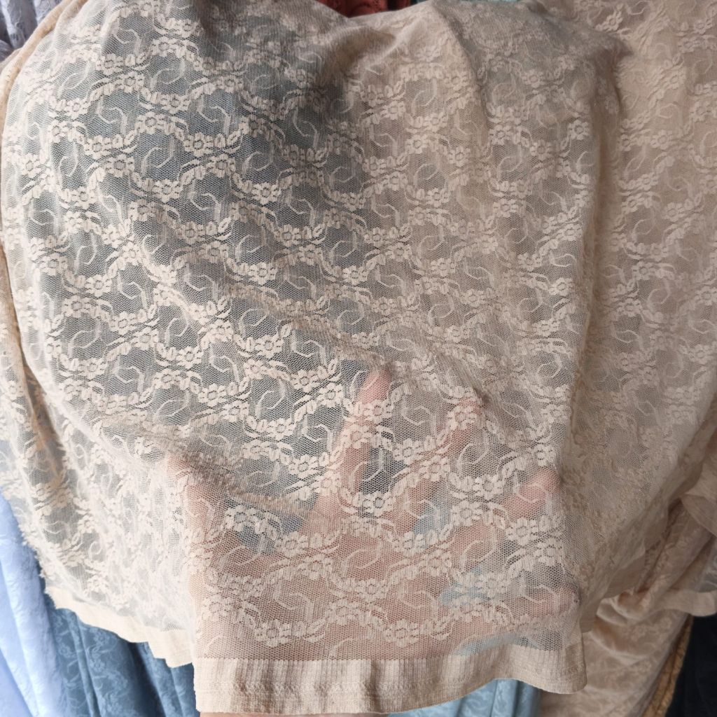 Kain Brokat Premium [0,5meter] - kain brokat stretch motif halus lembut - bahan brokat street lembut