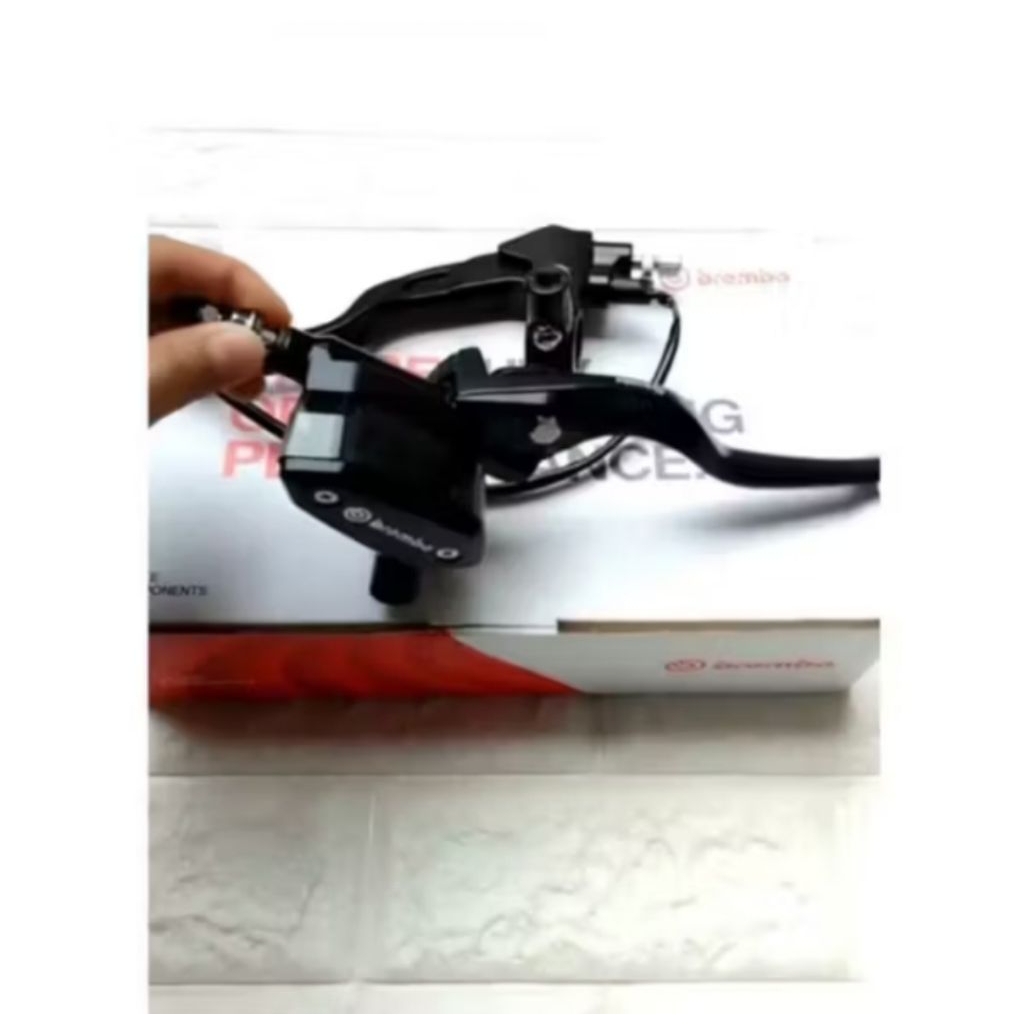 HANDLE MASTER REM OVAL BLACK BRCMBO SET KANAN KIRI MODEL RCB TABUNG OVAL UNIVERSAL SEMUA MOTOR VARIO