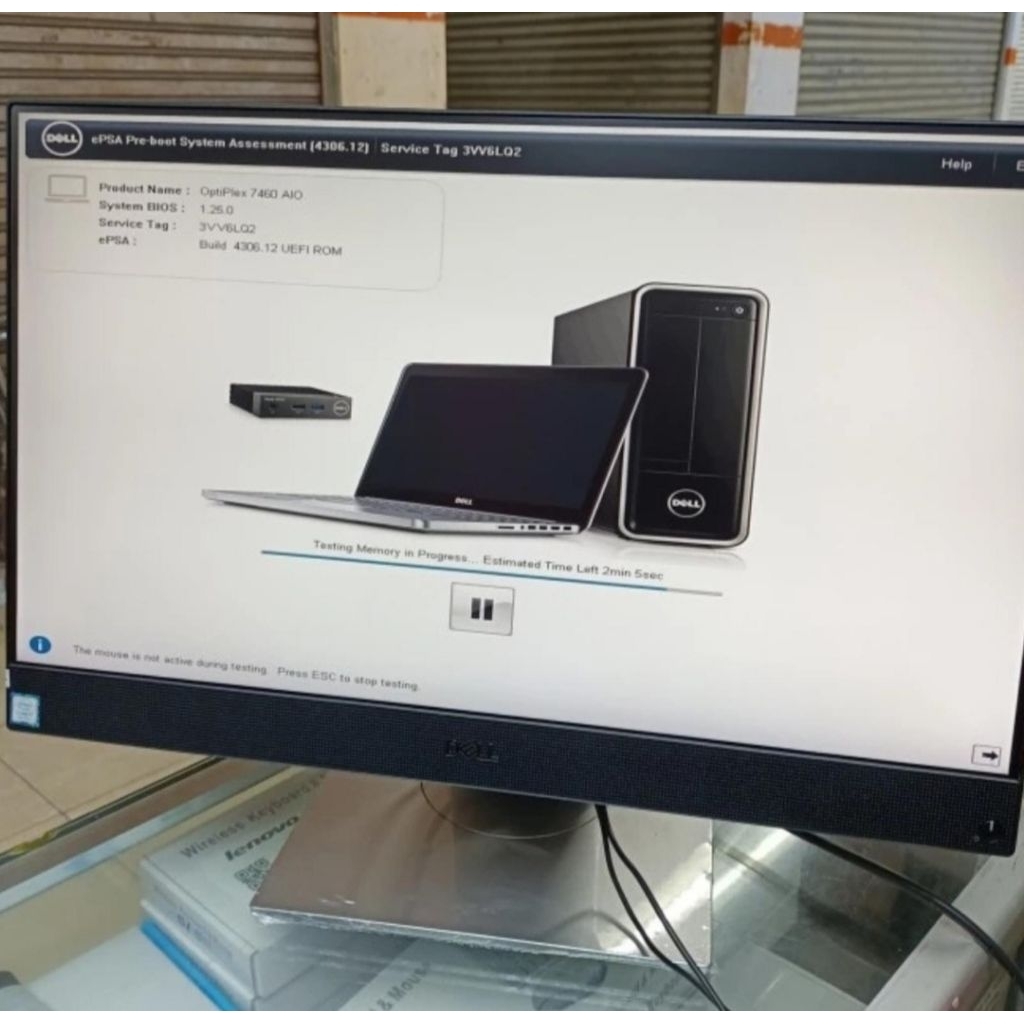 PC AIO DELL OPTIPLEX 7460 INTEL CORE I7-8700 16GB HDD 1TB +512GB W11