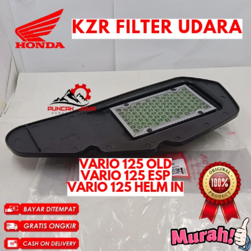 FILTER UDARA ORIGINAL HONDA KODE KZR,  FILTER UDARA VARIO 125 OLD, FILTER UDARA VARIO 125 ESP, FILTE