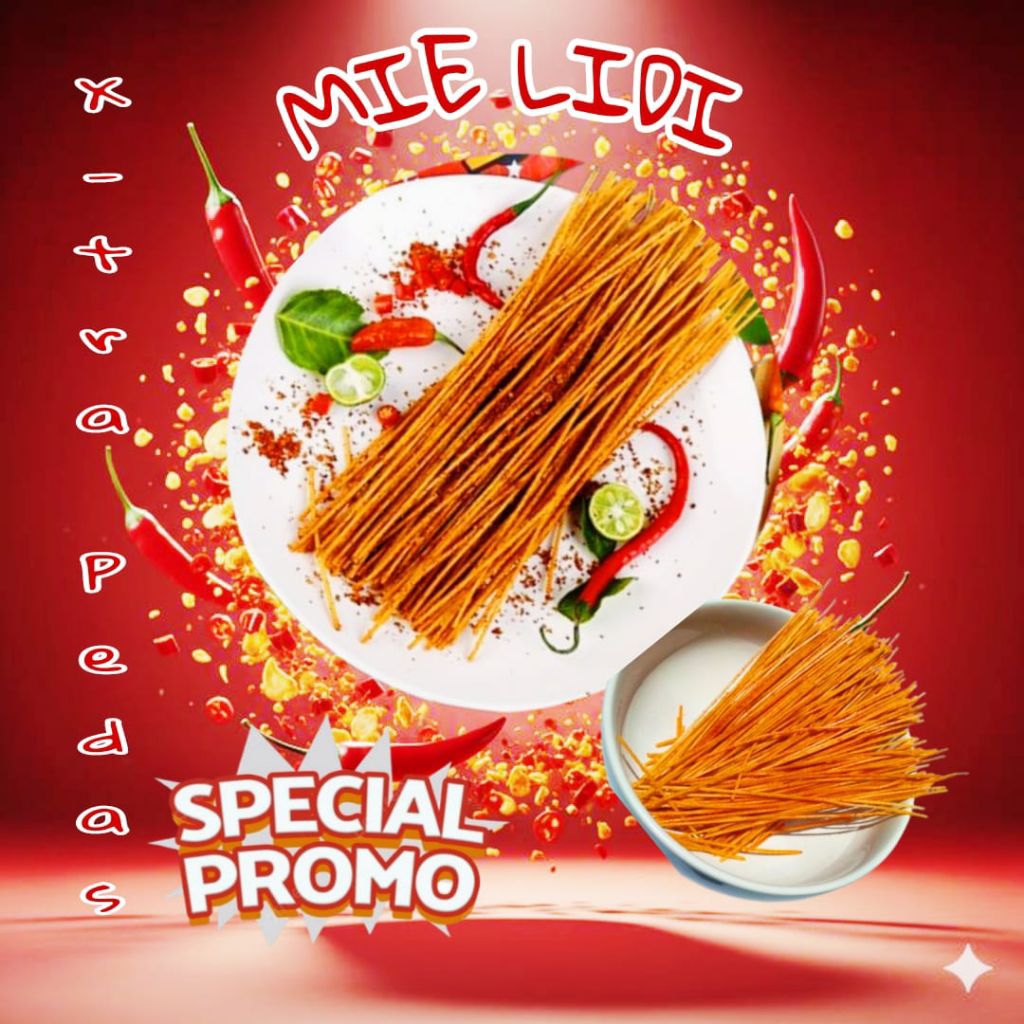 Mie Lidi Pedas Mie Lidi Extra Pedas Makanan Pedas Mie Lidi Bumbu Basah