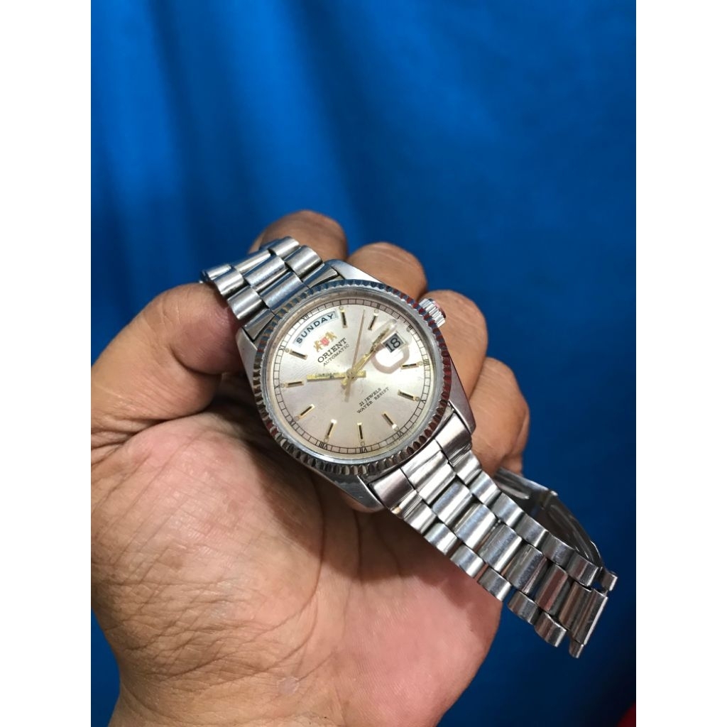 jam tangan original vintage Orient 46E701-90 Automatic/ orient president