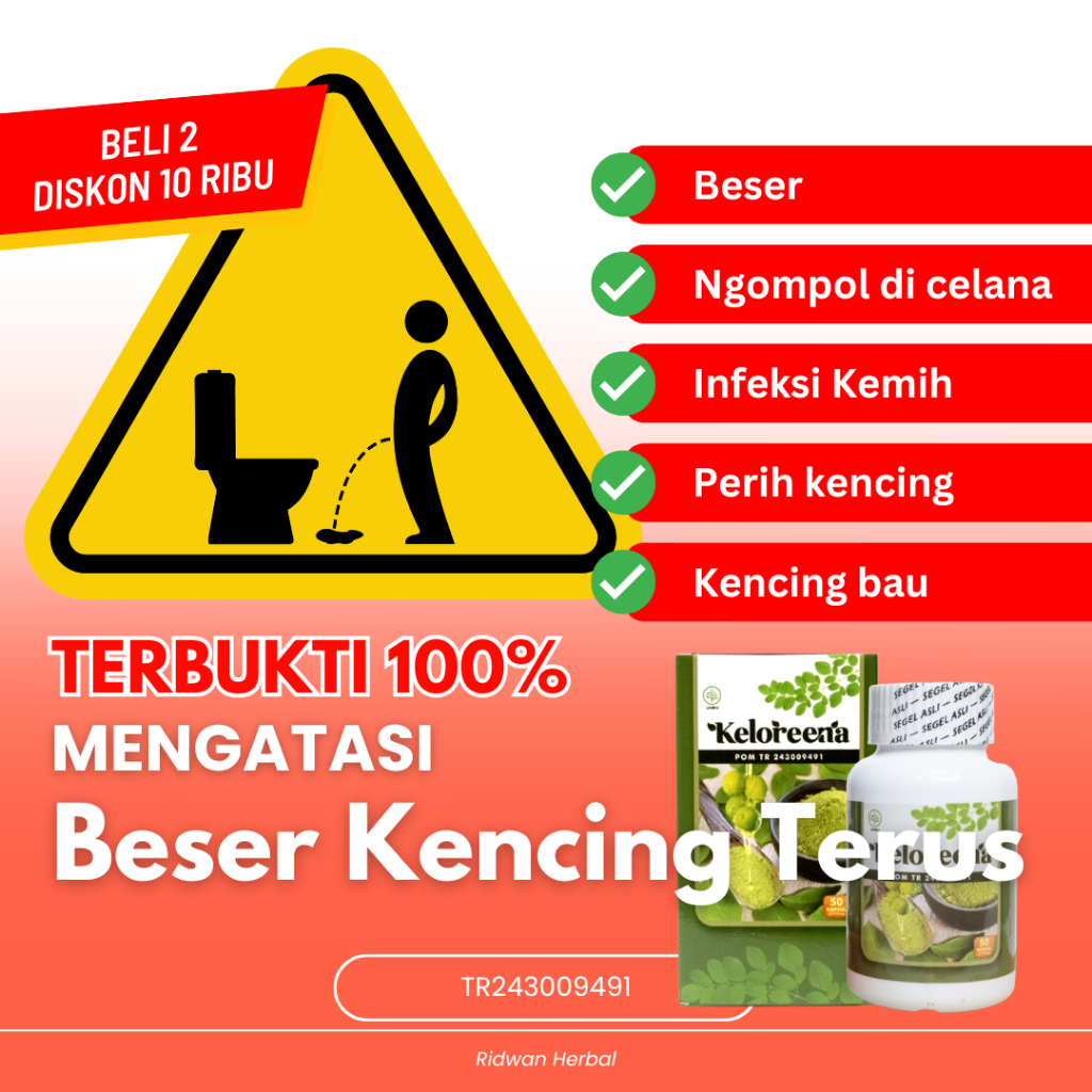 Obat Sering Kencing Beser, Ngompol terus, Stop Ngompol Untuk Anak & Dewasa