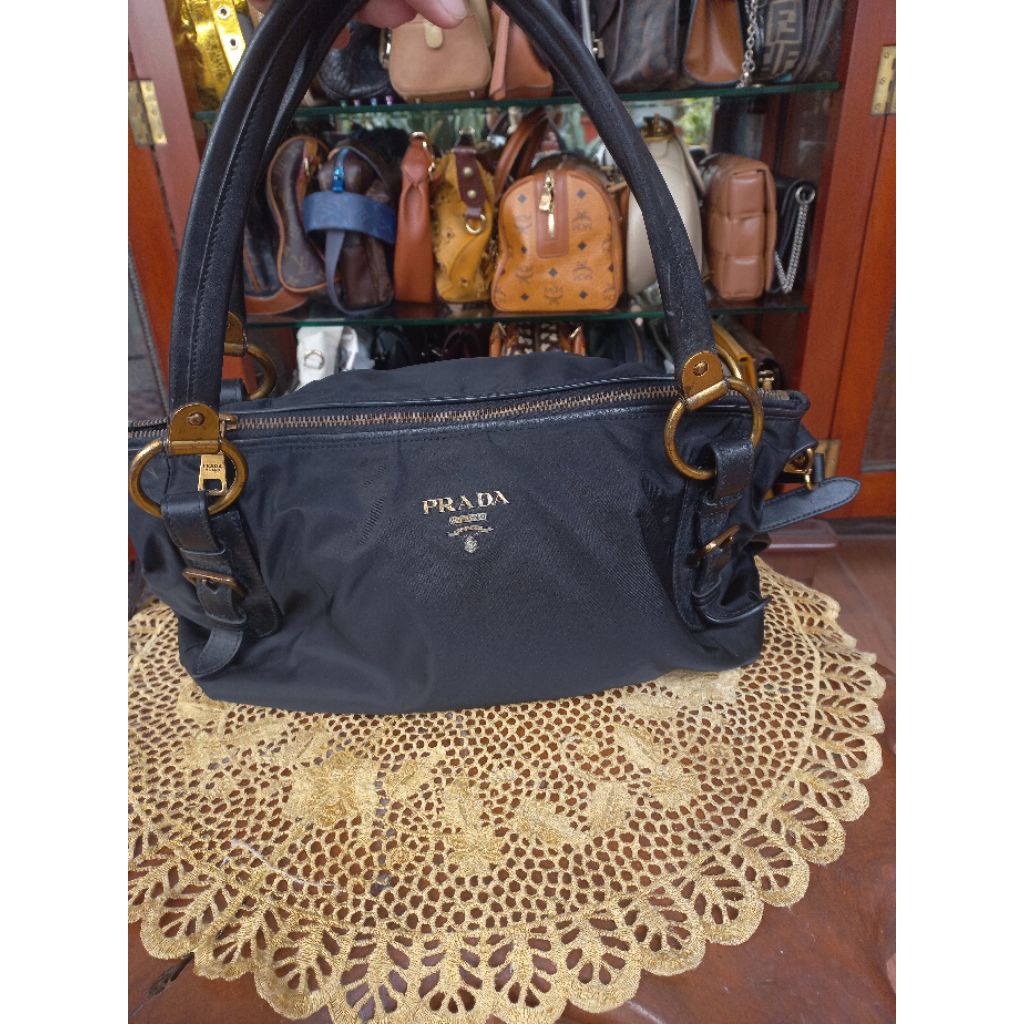 PRELOVED SHOULDERBAG PRADA BLACK