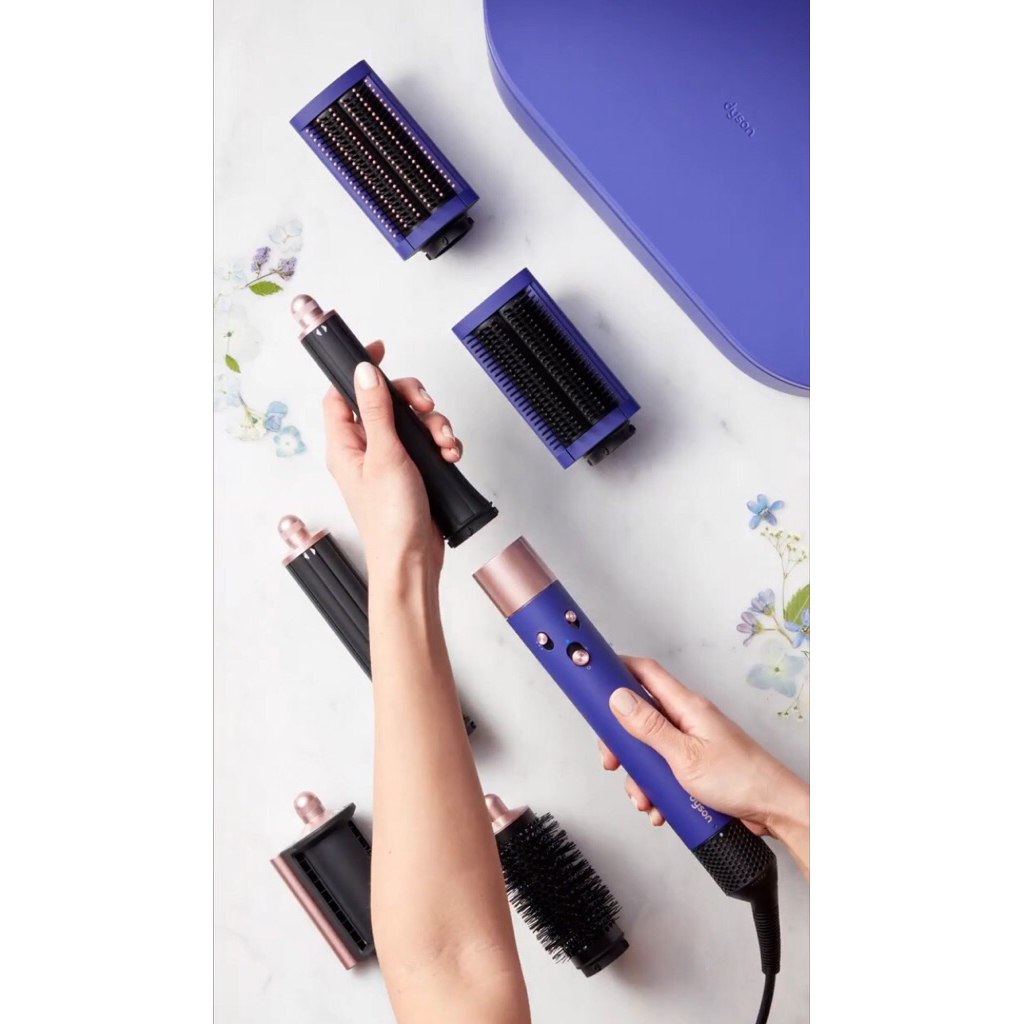 Second Like New ~ DYSON  ORIGINAL Alat Styling Style Curly Shape Blue Copper Second | Alat Styling R