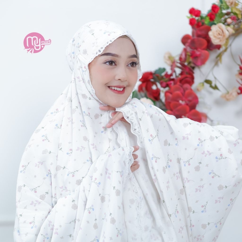 Mymart Mukena Jasmine 2 in 1 Katun Valencia Adem