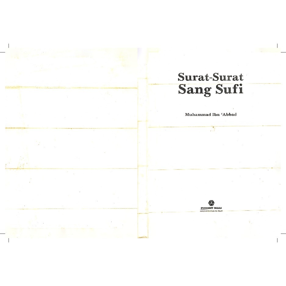 The Sufi's Letters - Surat Surat sang Sufi : Muhammad Ibn 'Abbad - NRL