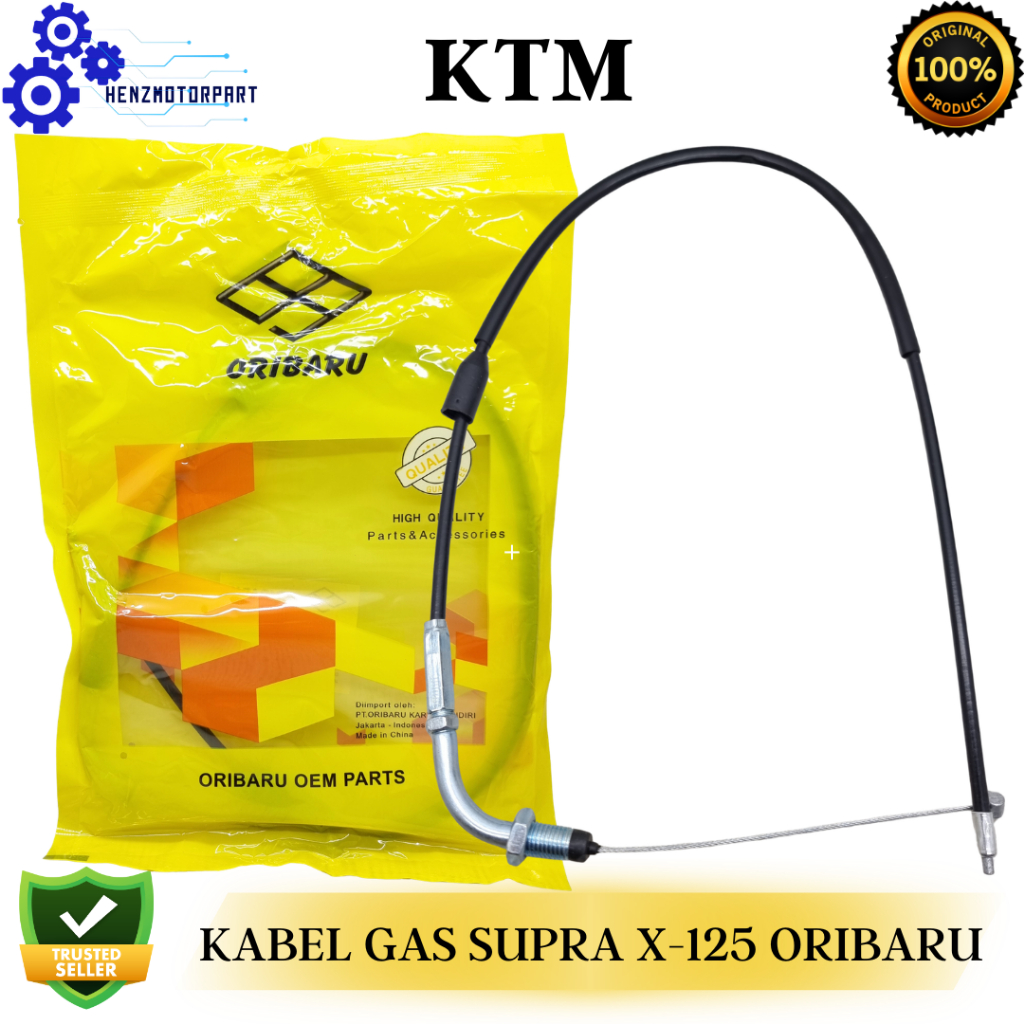 KABEL GAS TALI GAS KABEL TALI SUPRA X 125 ( KTM ) ORIBARU