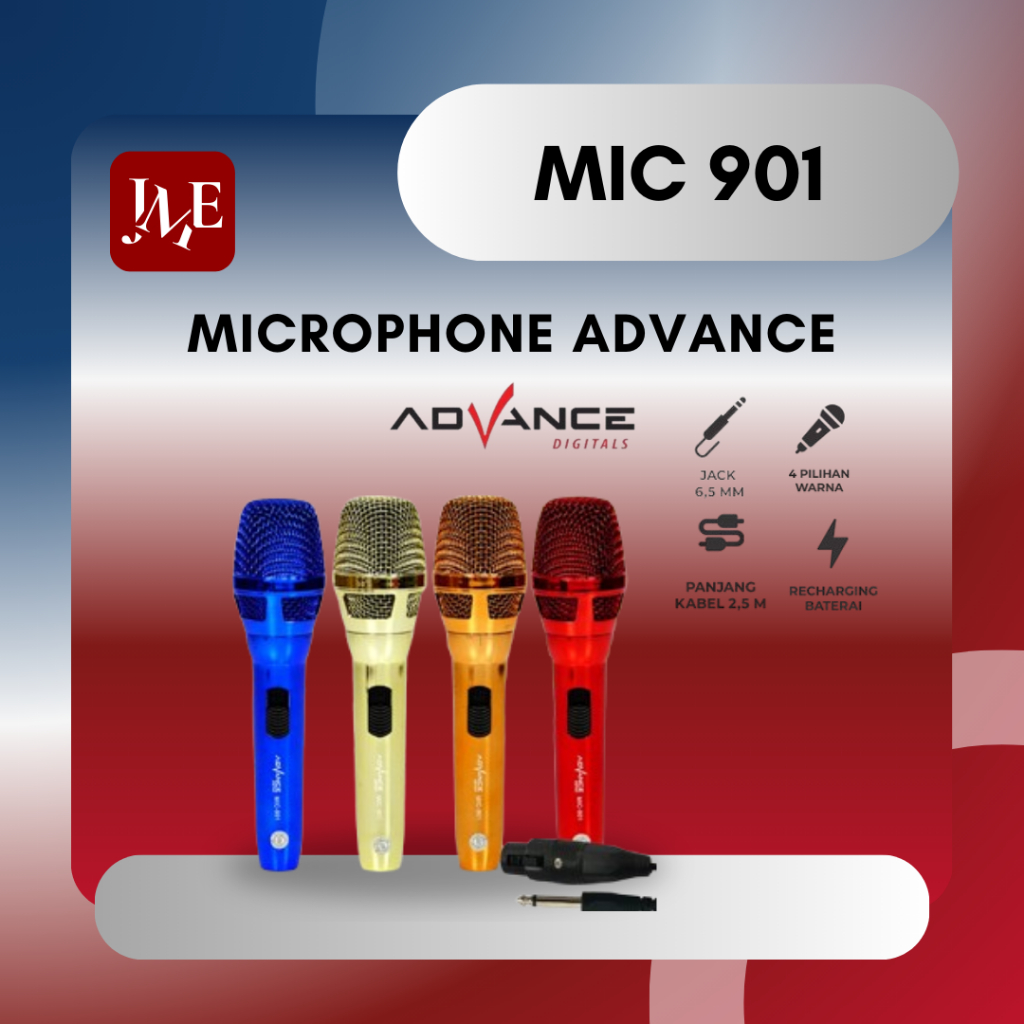 Advance Mic 901 Mic Kabel Profesional Karaoke