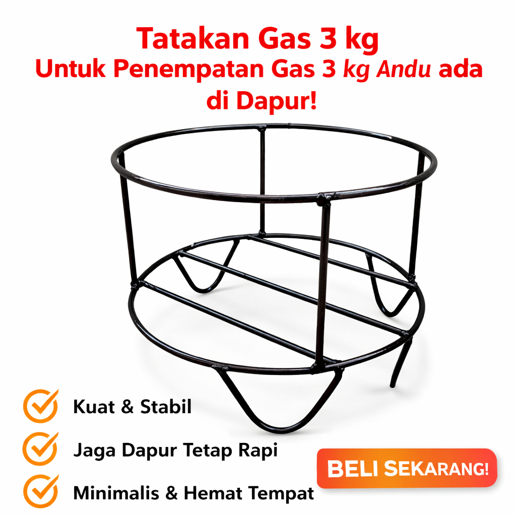 Tatakan Tabung Gas / Dudukan Tabung Gas / Tatakan Gas Melon / Dudukan Gas Melon / Tatakan Tabung Gas