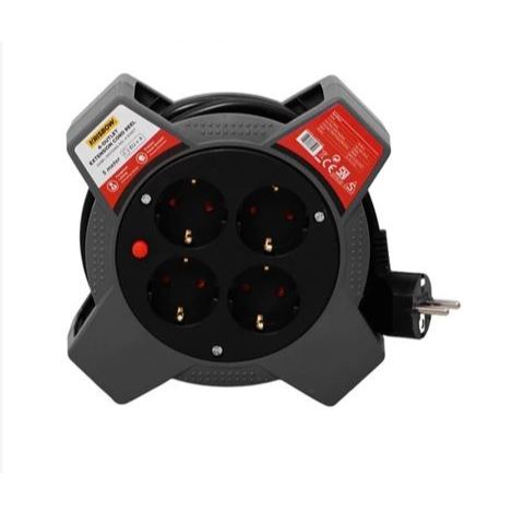 Krisbow Kabel Roll - Extension Cable Kabel Gulung Power Reel Kabel Listrik Cable Roll Stop Kontak Gu