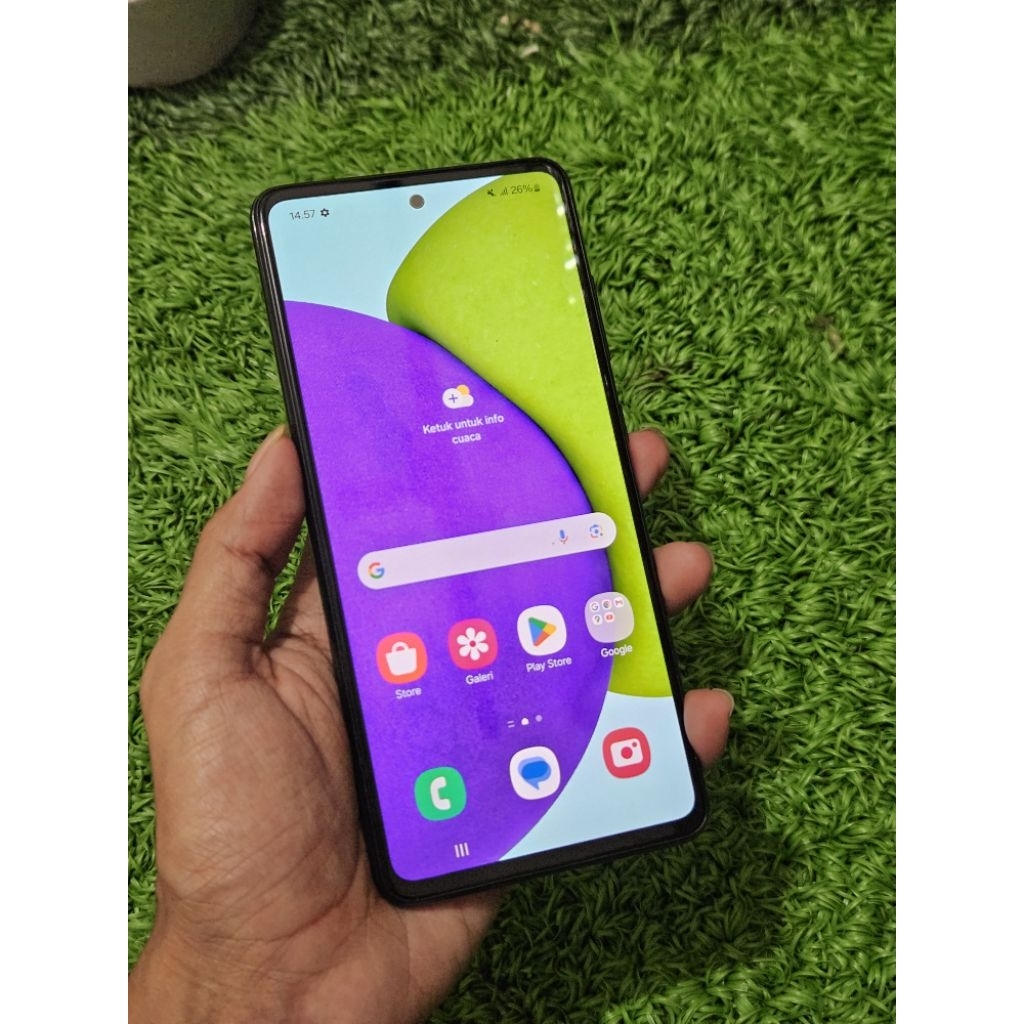 samsung a52 black bekas sein 8/256gb