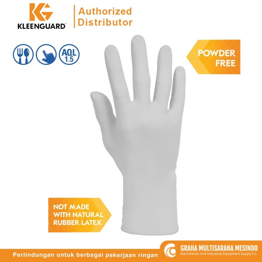 Sarung Tangan Kleenguard G10 Flex White Nitrile Gloves