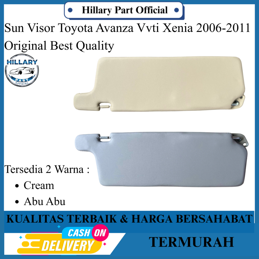 Sun Visor Mobil Toyota Avanza Vvti Xenia 2006-2011 Original