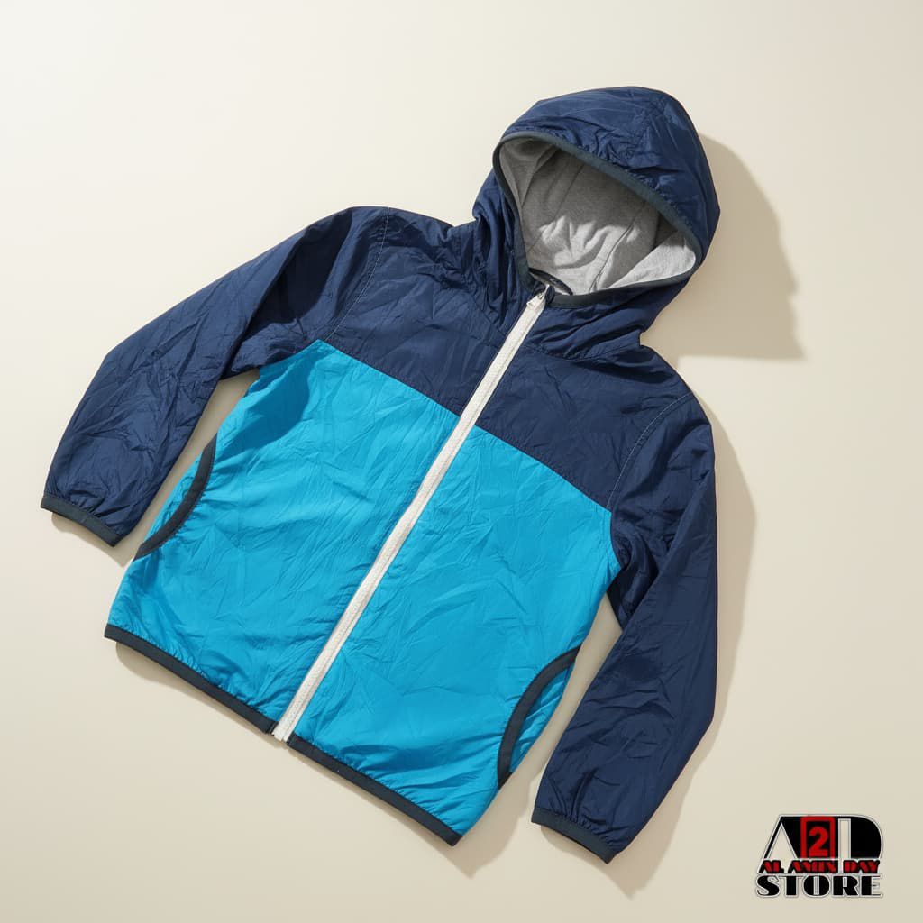 Reversible Jacket Bolak Balik Anak parasut