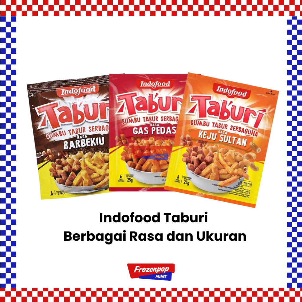 Indofood Bumbu Kentang Goreng Taburi Berbagai Rasa / Bumbu Kentang Goreng Indofood