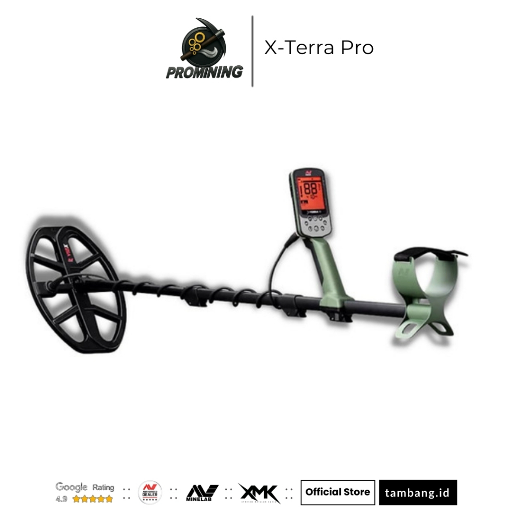Minelab X-Tera Pro Metal Detektor dan Waterproof