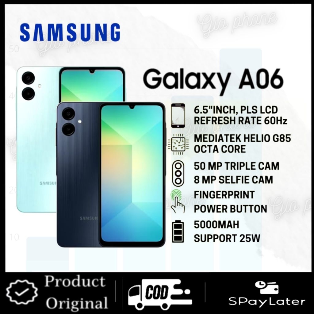 Samsung A06 ram 6/128GB original resmi samsung indonesia