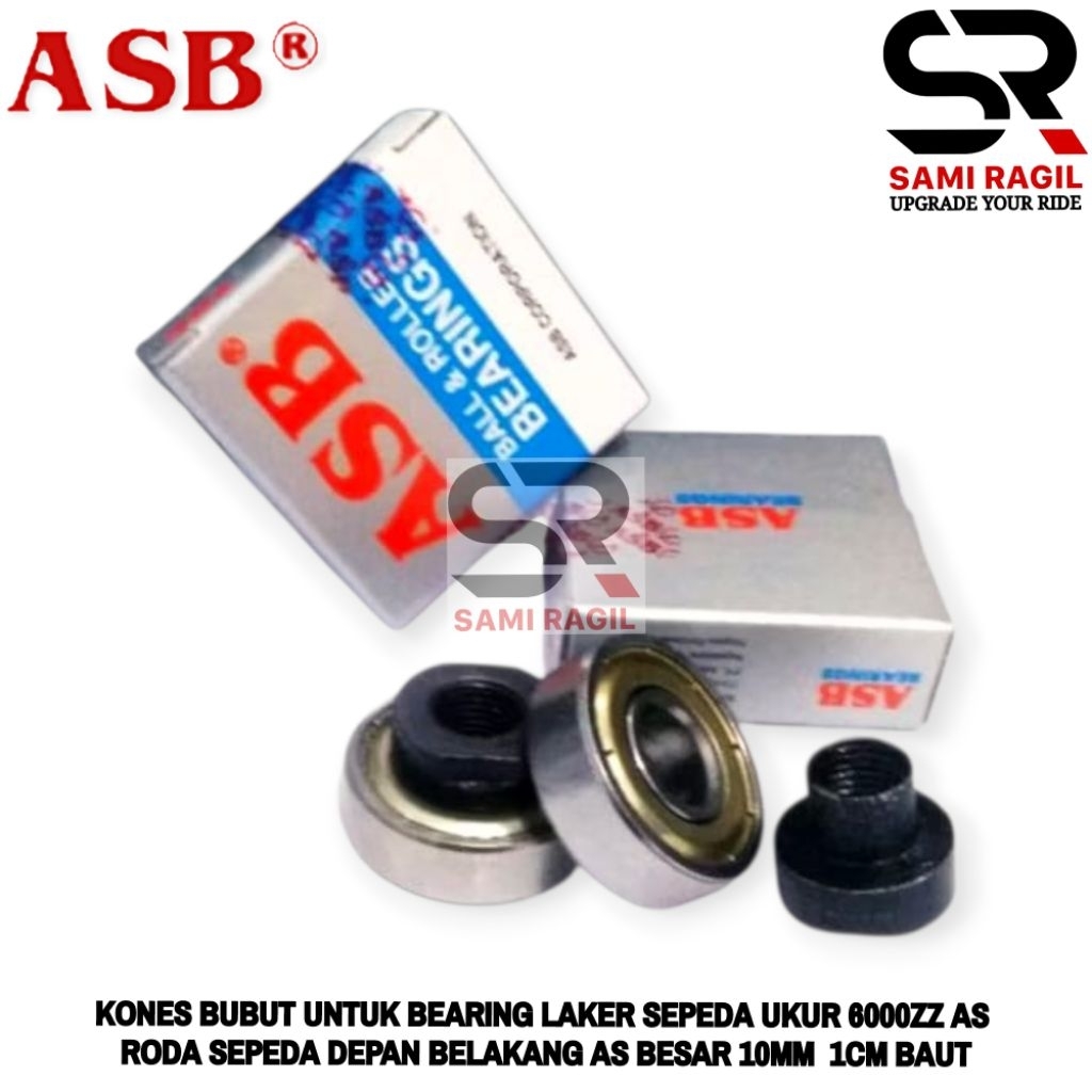 KONES KONIS BUBUT UNTUK BEARING LAKER SEPEDA UKUR 6000ZZ 6000 ZZ AS RODA SEPEDA DEPAN BELAKANG AS BE