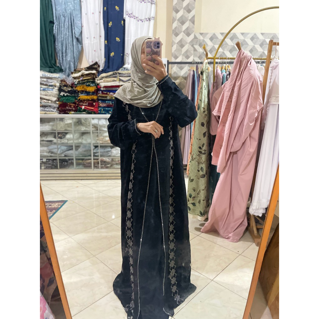 Abaya simple/ abaya hitam / abaya warna / abaya murah