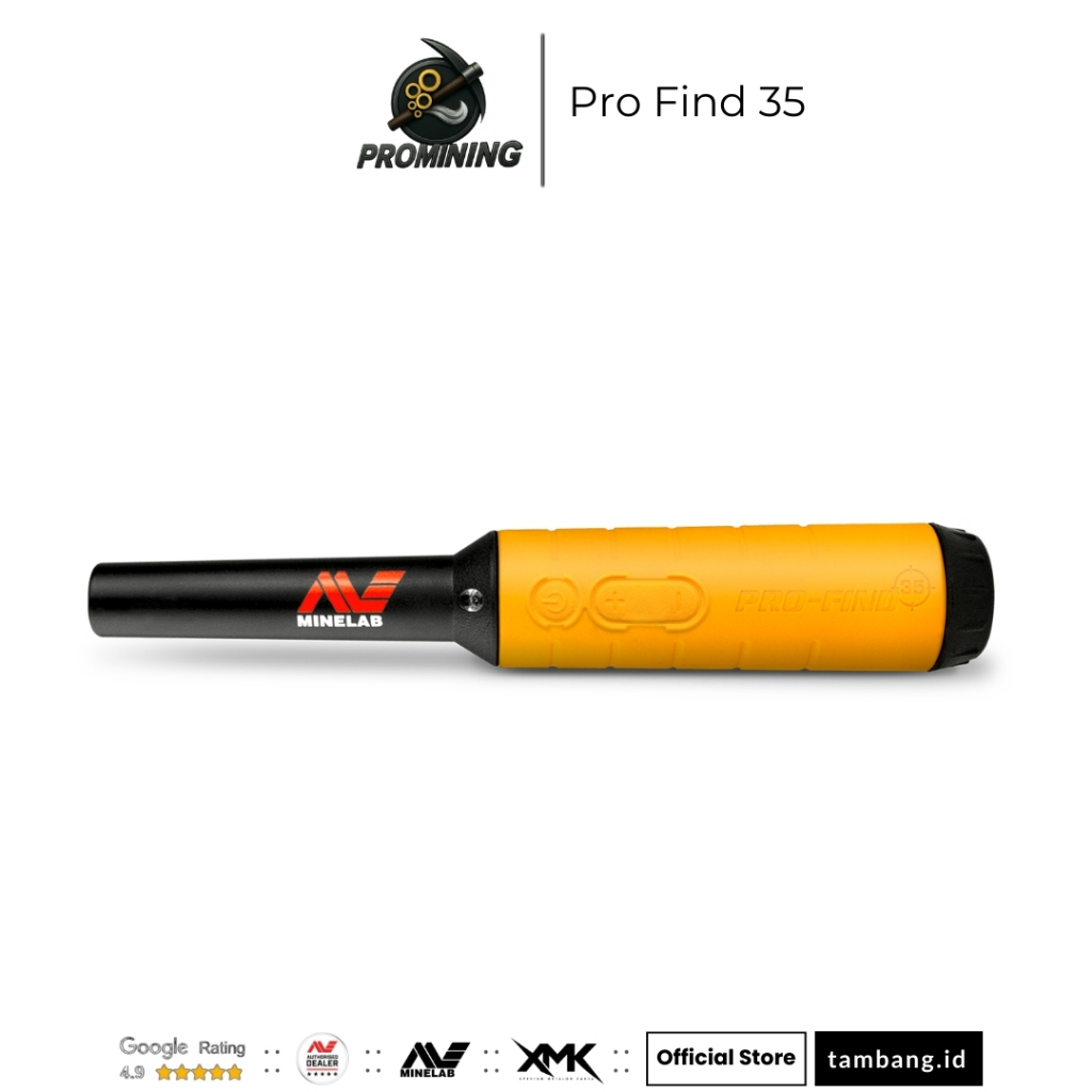 Minelab Metal Detektor Pro Find 35 dan Waterproof