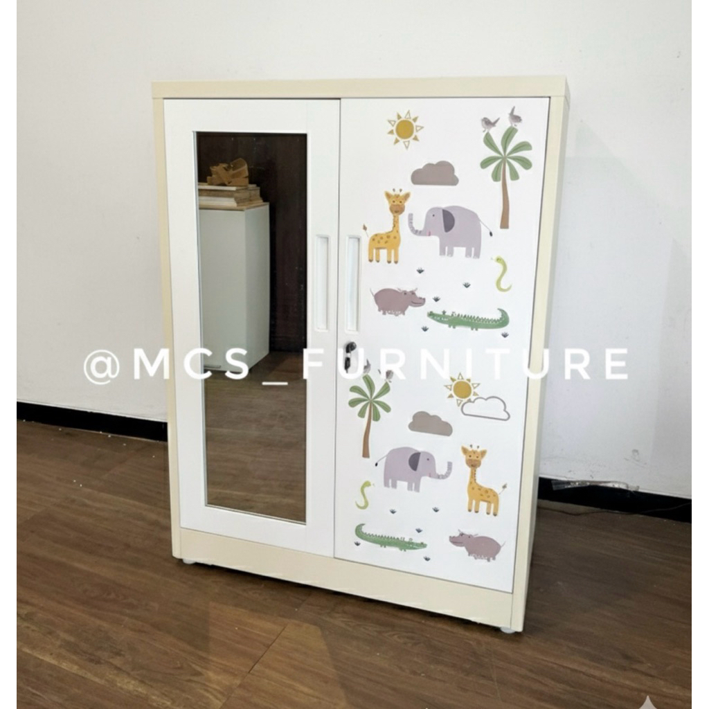 Lemari Besi Motif Anak Mebel Furniture Semarang