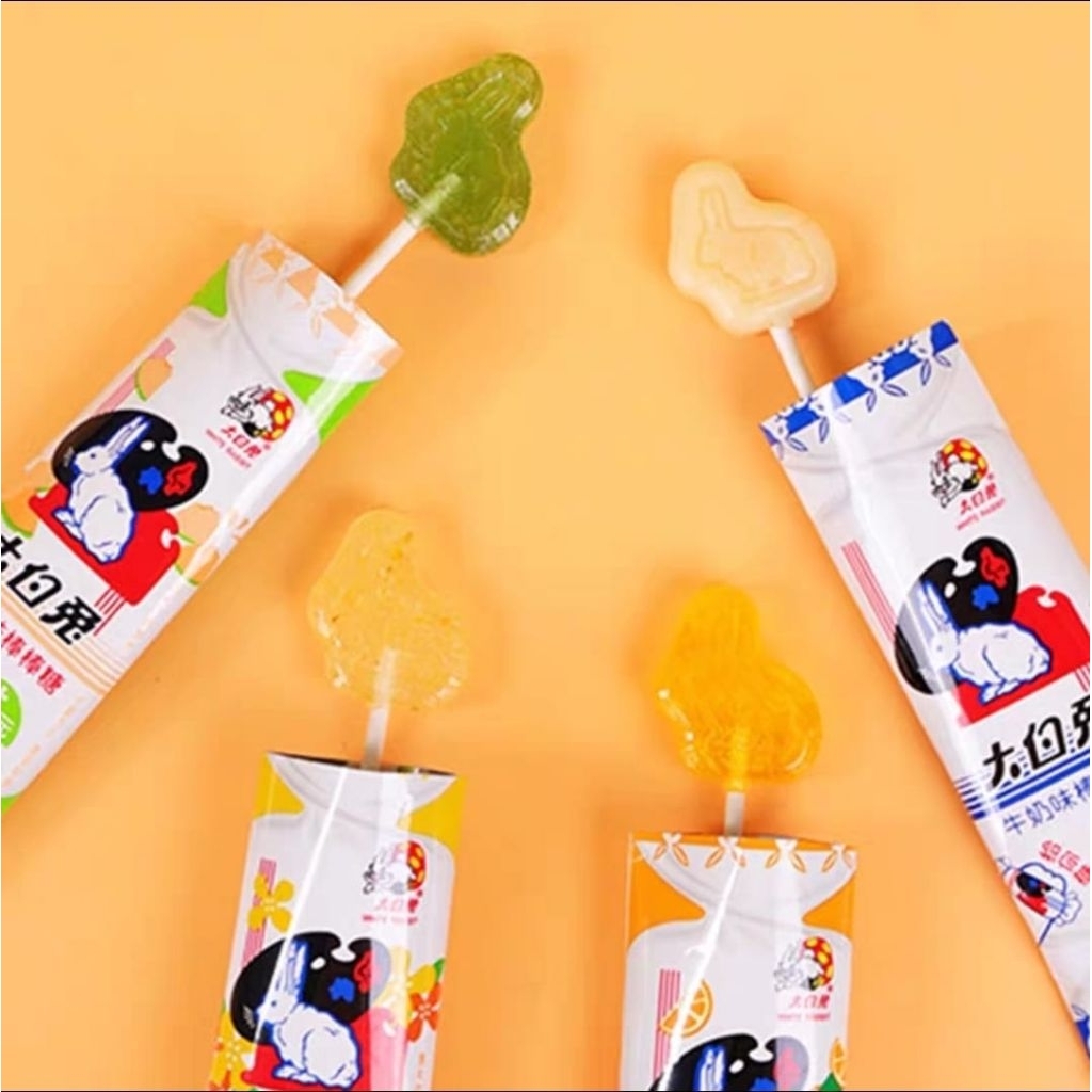 Permen Rabbit Kelinci Lollipop Probiotic Candy import China