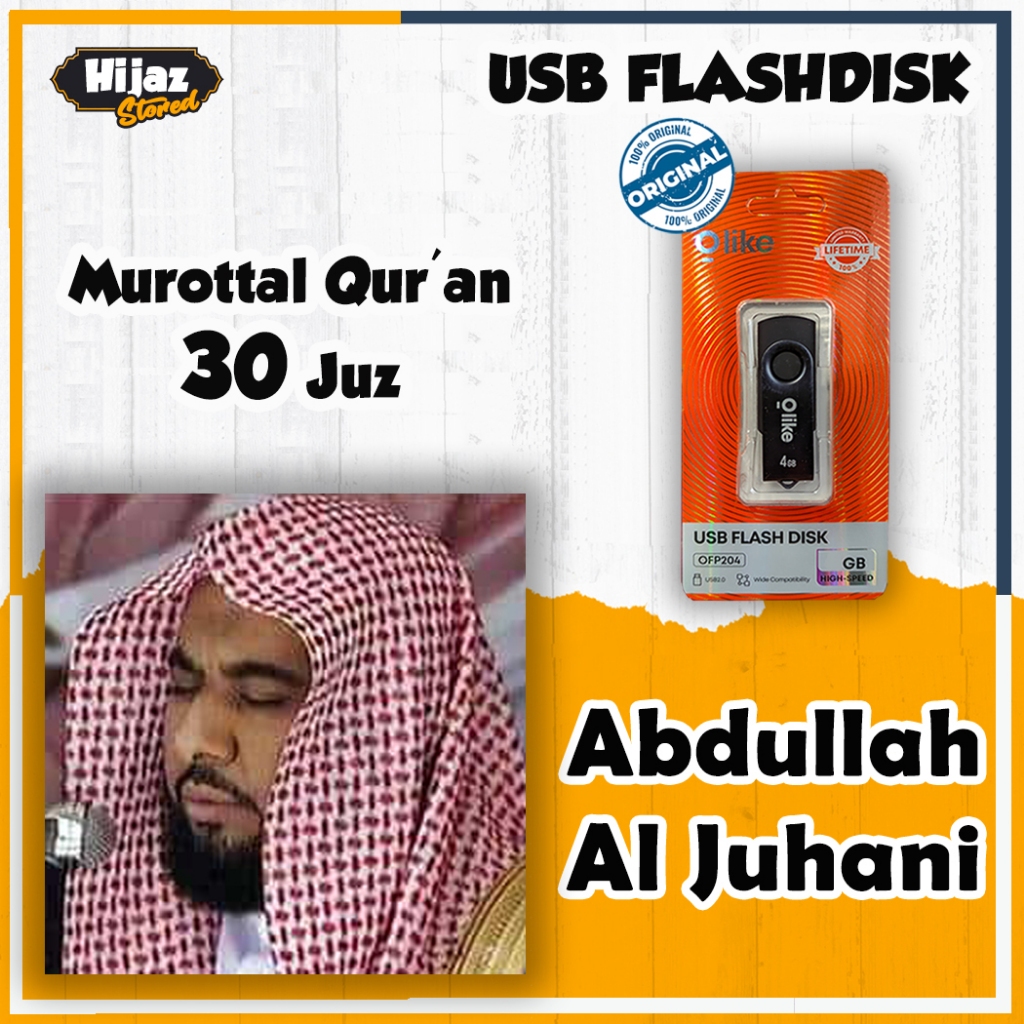 Flashdisk USB Murotal Quran 30 Juz Abdullah Al Juhani