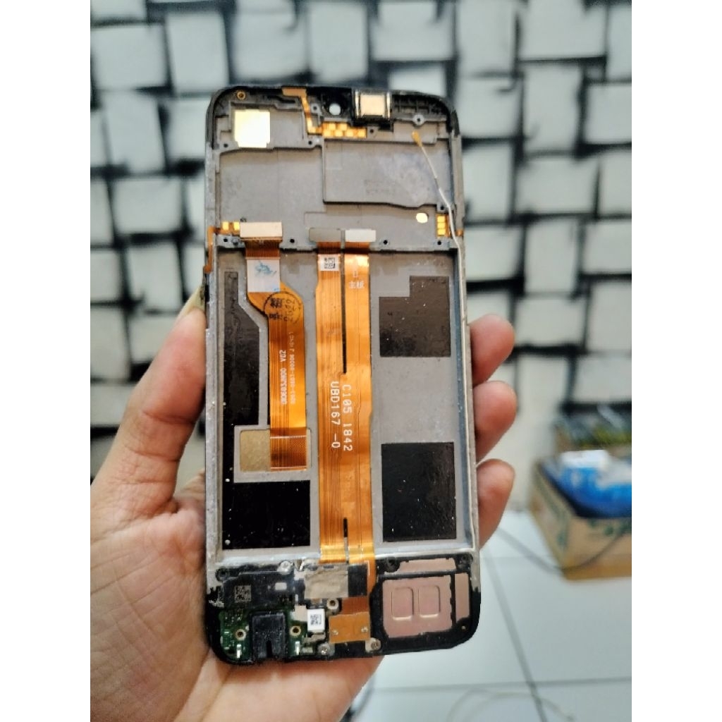 Lcd Fullset Frame Oppo F9 Orijinall Copotan