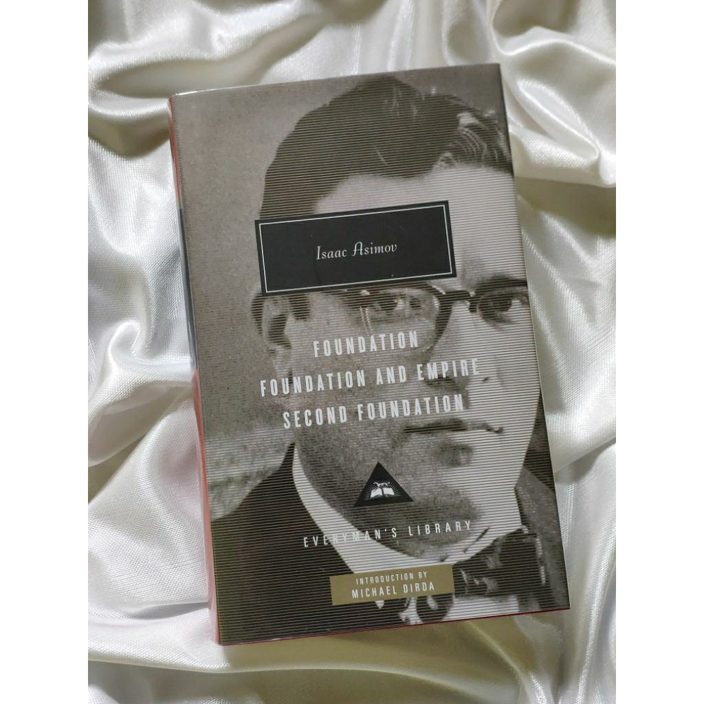Foundation trilogy by Isaac Asimov - Everyman's Library HC English Import preloved