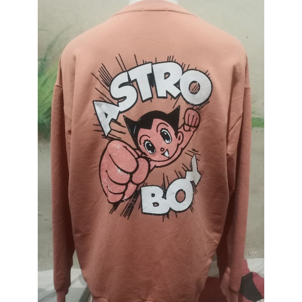 cn, crewneck, sweater Polham tema Astro Boy, size XL