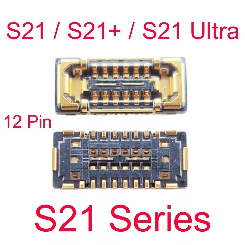 12 Pin FPC Socket Antena Sinyal di Mesin Samsung Galaxy S21 / Galaxy S21+ / Galaxy S21 Ultra