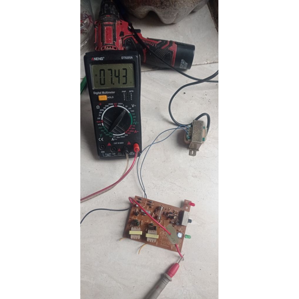 charger lampu emergency