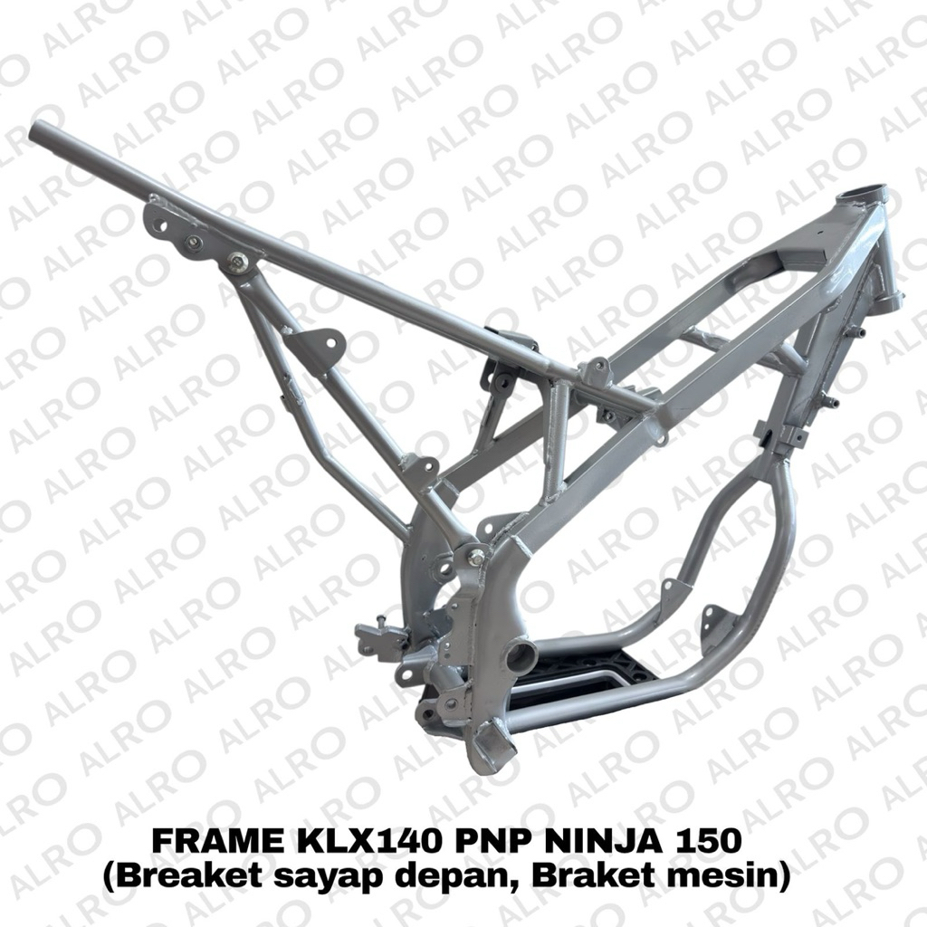 frame klx 140 pnp pesin ninja 150 ( braket sayap depan, braket mesin)