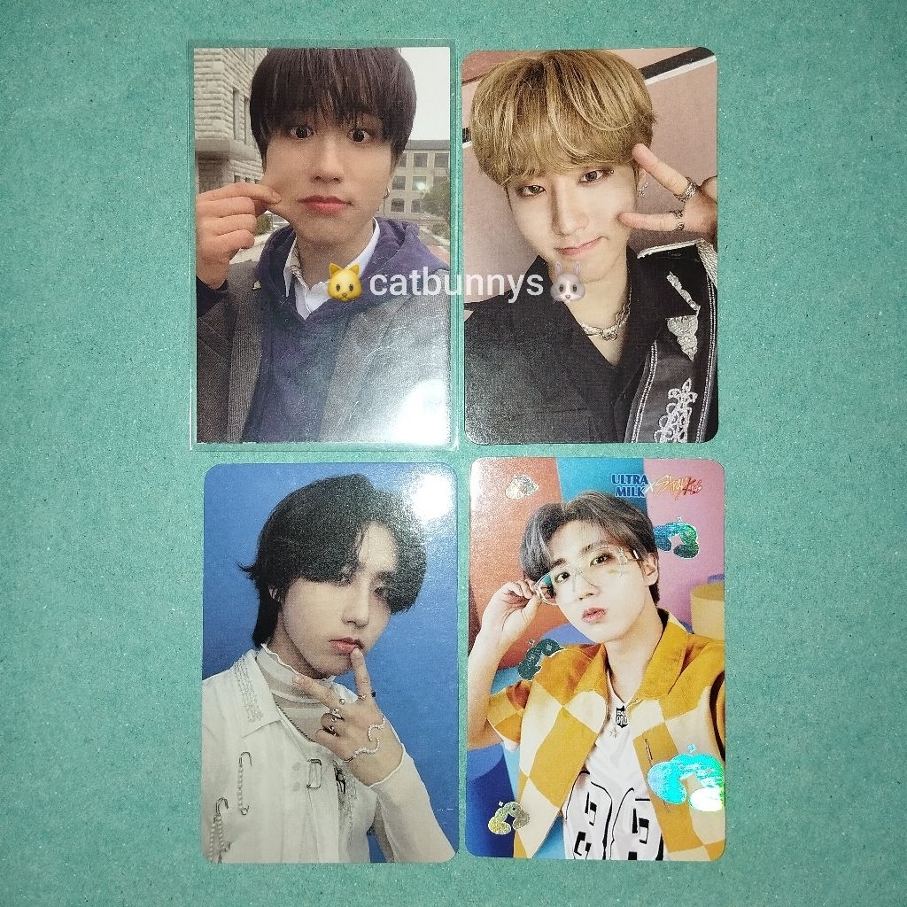 Stray kids photocard han jisung pc album go live limited noeasy ate