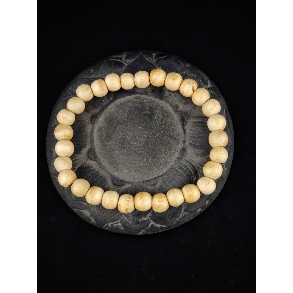 Gelang Tasbih Kayu Beringin Keraton Jogja Bahan Tua 7mm E310