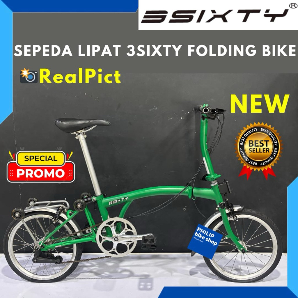 Sepeda Lipat 3Sixty Folding Bike Frame Chromoly Terbaru