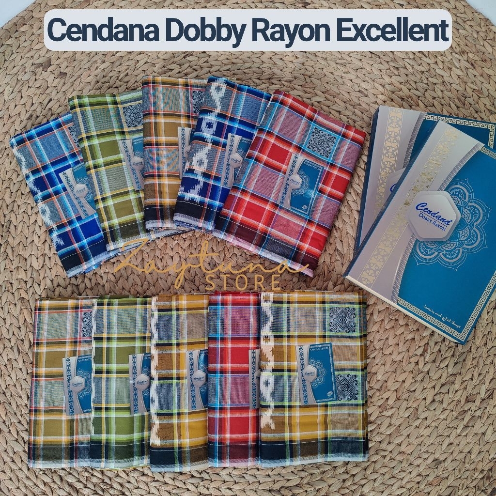 SARUNG CENDANA DOBBY RAYON EXCELLENT / SARUNG SHALAT PRIA DEWASA